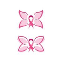 icône de cancer du sein ruban rose