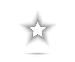 logo étoile. icône bordée d'étoiles, signe, symbole, design plat, bouton vecteur
