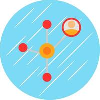 conception d'icônes vectorielles de mise en réseau vecteur