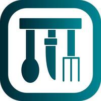 conception d'icônes vectorielles ustensiles vecteur