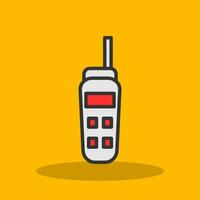 conception d'icône vectorielle talkie-walkie vecteur