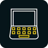 conception d'icône de vecteur d'ordinateur portable