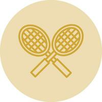 tennis raquette vecteur icône conception