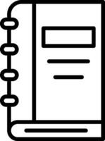 conception d'icône de vecteur de livre