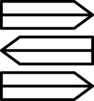 conception d'icône de vecteur de direction