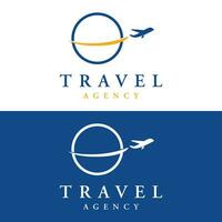 été Voyage agence vacances compagnies aériennes Créatif logo design.logo pour entreprise, Compagnie aérienne billet agents, vacances et entreprises. vecteur