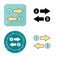 icône de vecteur d'échange