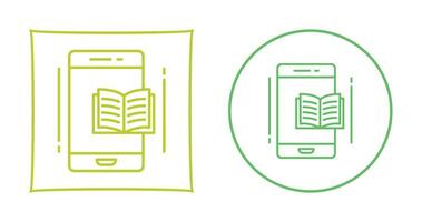 icône de vecteur de livre électronique