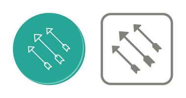 icône de vecteur de flèches uniques