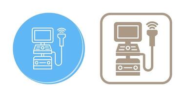 icône de vecteur de machine à ultrasons