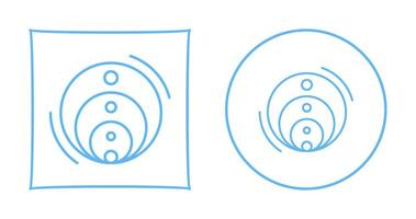 icône de vecteur de diagramme de Venn