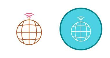 icône de vecteur de signaux mondiaux