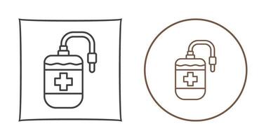 icône de vecteur de poche de sang