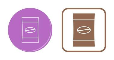 icône de vecteur de paquets de café
