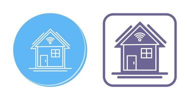 icône de vecteur de maison intelligente