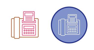 icône de vecteur de télécopie