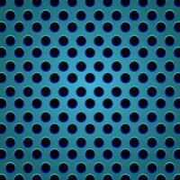 bleu et noir métal la grille avec rond cellule Contexte vecteur