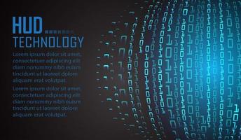 fond de concept de technologie future cyber circuit vecteur