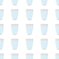 illustration sur le thème ensemble de couleurs tasses en verre de types identiques vecteur