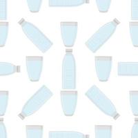 illustration sur le thème défini des bouteilles en plastique de types identiques vecteur