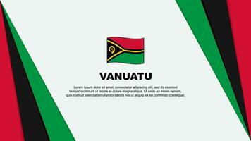 Vanuatu drapeau abstrait Contexte conception modèle. Vanuatu indépendance journée bannière dessin animé vecteur illustration. Vanuatu drapeau