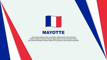 mayotte drapeau abstrait Contexte conception modèle. mayotte indépendance journée bannière dessin animé vecteur illustration. drapeau