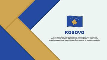 kosovo drapeau abstrait Contexte conception modèle. kosovo indépendance journée bannière dessin animé vecteur illustration. kosovo illustration