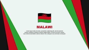 Malawi drapeau abstrait Contexte conception modèle. Malawi indépendance journée bannière dessin animé vecteur illustration. Malawi drapeau