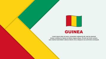 Guinée drapeau abstrait Contexte conception modèle. Guinée indépendance journée bannière dessin animé vecteur illustration. Guinée illustration