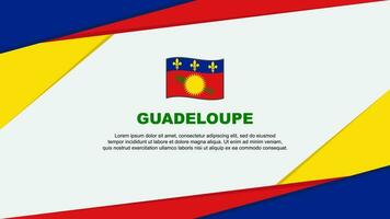 guadeloupe drapeau abstrait Contexte conception modèle. guadeloupe indépendance journée bannière dessin animé vecteur illustration. guadeloupe