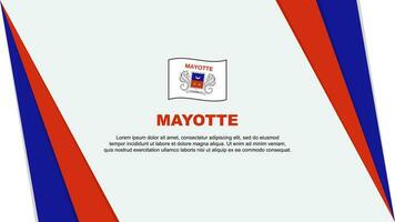 mayotte drapeau abstrait Contexte conception modèle. mayotte indépendance journée bannière dessin animé vecteur illustration. mayotte drapeau