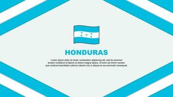 Honduras drapeau abstrait Contexte conception modèle. Honduras indépendance journée bannière dessin animé vecteur illustration. Honduras modèle