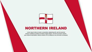 nord Irlande drapeau abstrait Contexte conception modèle. nord Irlande indépendance journée bannière dessin animé vecteur illustration. nord Irlande drapeau