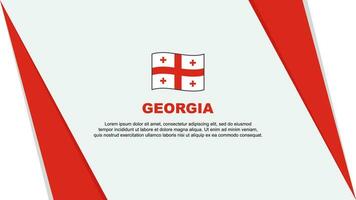 Géorgie drapeau abstrait Contexte conception modèle. Géorgie indépendance journée bannière dessin animé vecteur illustration. Géorgie drapeau