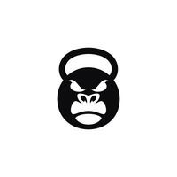gorille aptitude Gym logo vecteur modèle