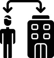 affaires à consommateur vecteur icône