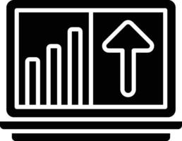 flux de clics une analyse vecteur icône