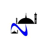 mosquée icône conception icône image vecteur