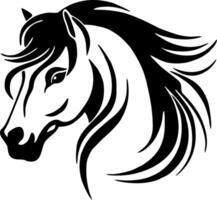 prime vecteur cheval logo conception cheval vecteur