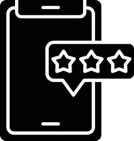 app évaluation vecteur icône