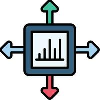 performance marketeur vecteur icône