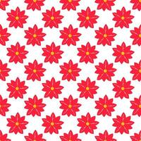 textile vacances fleur poinsettia rouge plante vecteur