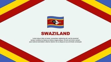 Swaziland drapeau abstrait Contexte conception modèle. Swaziland indépendance journée bannière dessin animé vecteur illustration. Swaziland modèle