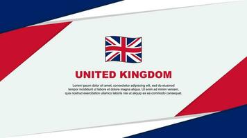 uni Royaume drapeau abstrait Contexte conception modèle. uni Royaume indépendance journée bannière dessin animé vecteur illustration. uni Royaume