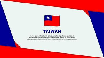 Taïwan drapeau abstrait Contexte conception modèle. Taïwan indépendance journée bannière dessin animé vecteur illustration. Taïwan indépendance journée