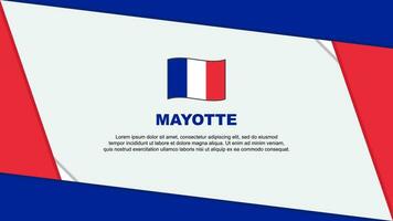 mayotte drapeau abstrait Contexte conception modèle. mayotte indépendance journée bannière dessin animé vecteur illustration. indépendance journée