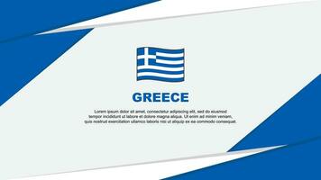Grèce drapeau abstrait Contexte conception modèle. Grèce indépendance journée bannière dessin animé vecteur illustration. Grèce