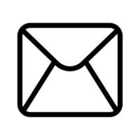 courrier icône vecteur symbole conception illustration