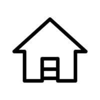 maison icône vecteur symbole conception illustration