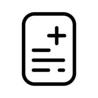 Nouveau fichier icône vecteur symbole conception illustration